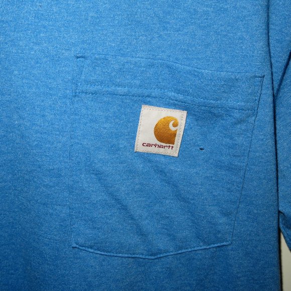Carhartt Men's K87 Pocket T-Shirt TK5712-M 1889 Graphic Small S Relaxed Fit NWT - Picture 2 of 5